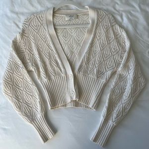 Aritzia Knit Crop Cardigan
